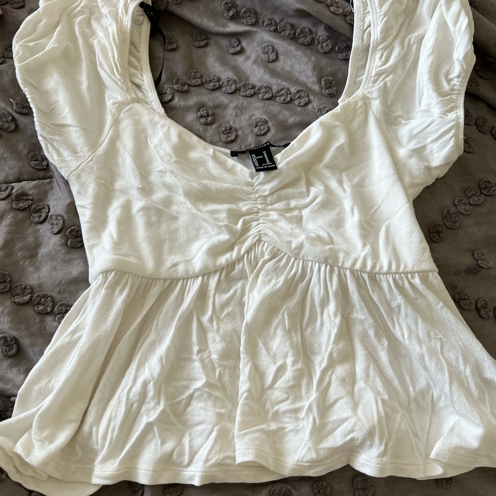 forever 21 white top
